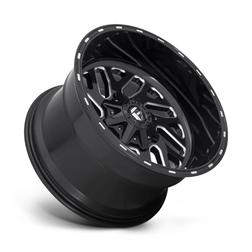 Fuel 1PC D58126201847 D581 26X12 8X180 GL-BLK-MIL -44MM - Truck Part Superstore