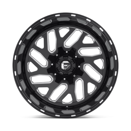 Fuel 1PC D58122208247 D581 22X12 8X6.5 GL-BLK-MIL -43MM - Truck Part Superstore