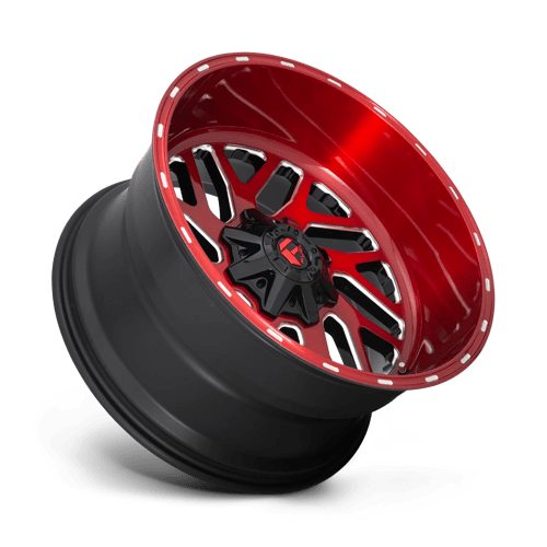 Fuel 1PC D69120001747 D691 20X10 8X170 BRSH-RED-MIL -18MM - Truck Part Superstore