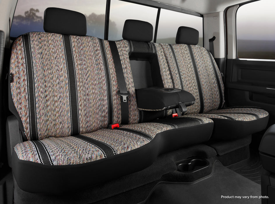 FIA TR45-2 BLACK TR40 Series - Wrangler Saddleblanket Custom Fit Rear Seat Cover - Black - Truck Part Superstore