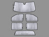 Weathertech TS0001K2 - WeatherTech® SunShade Full Vehicle Kit 6 pc. - Truck Part Superstore