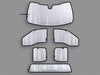 Weathertech TS0034K1 - WeatherTech® SunShade Full Vehicle Kit 6 pc. - Truck Part Superstore
