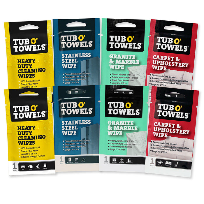 Tub O' Towels TW01-MX2 Single Pack Sample Pack