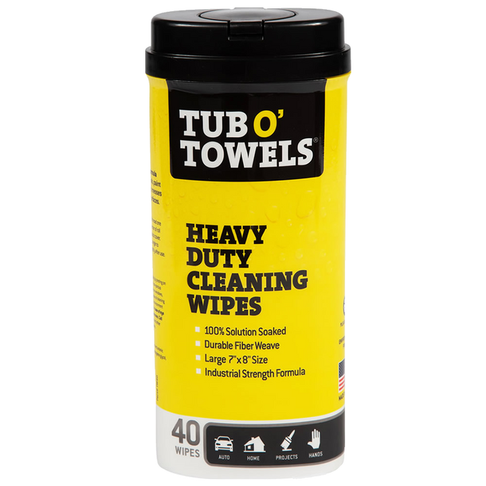 tub o towels heavy duty cleaning wipes