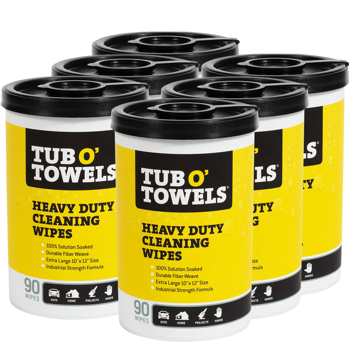 Tub O' Towels TW90-CS 90-Count Case Pack
