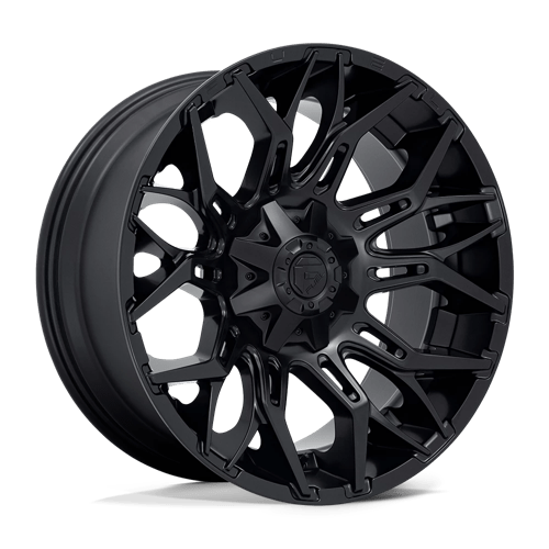 Fuel 1PC D77222001747 D772 22X10 8X170 BLK-OUT -18MM - Truck Part Superstore