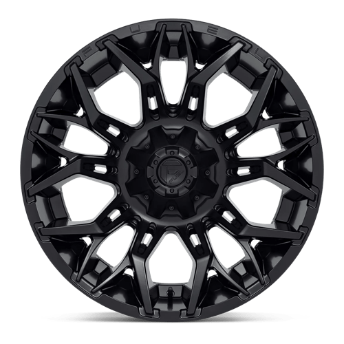 Fuel 1PC D77222207047 D772 22X12 5X5.5/150 BLK-OUT -44MM - Truck Part Superstore
