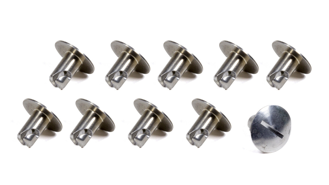 TRIPLE X RACE COMPONENTS CH-4405-10 Large Head Button .500 Long Alum 10 Pack