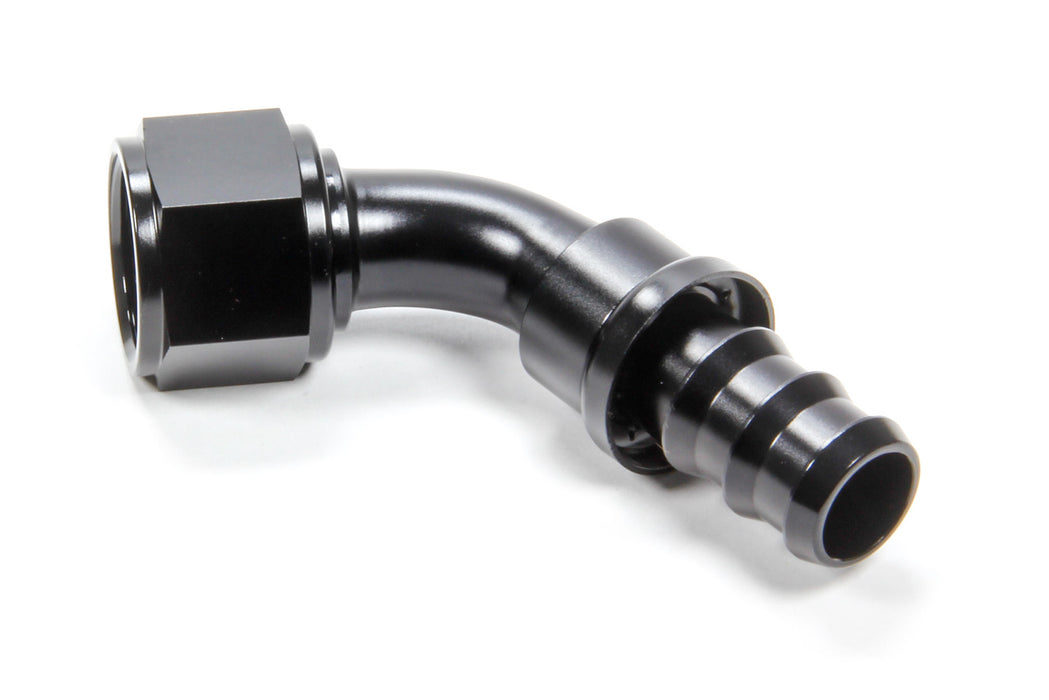TRIPLE X RACE COMPONENTS HF-16012-BLK #12 60 Degree Hose End Push Lock