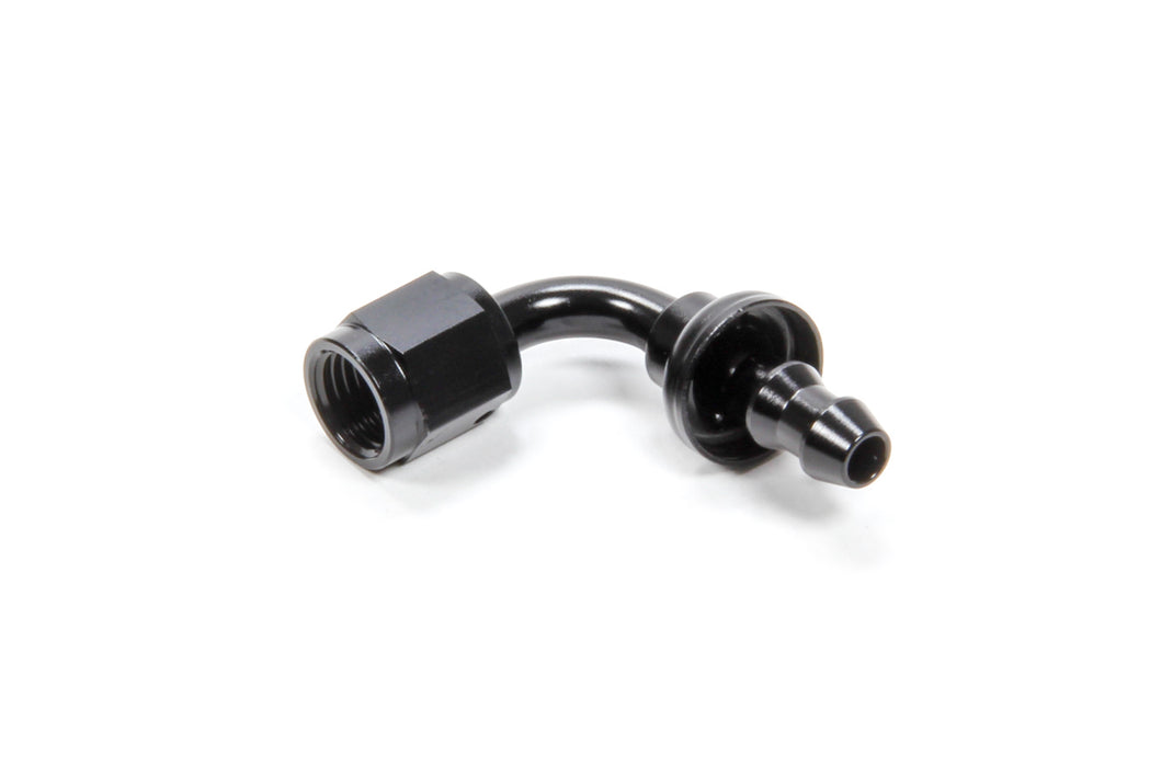 TRIPLE X RACE COMPONENTS HF-19004-BLK #4 90 Degree Hose End Push Lock