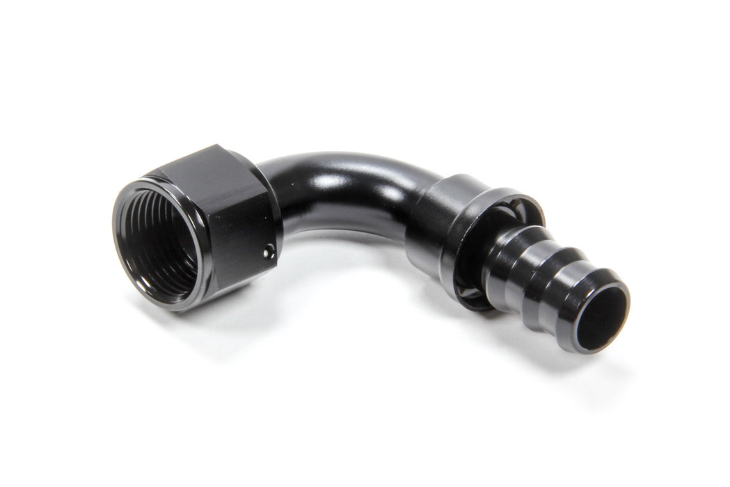 TRIPLE X RACE COMPONENTS HF-19012-BLK #12 90 Degree Hose End Push Lock