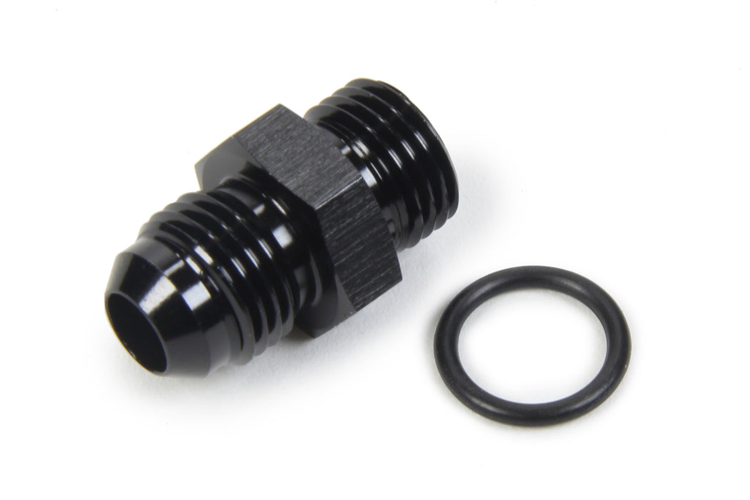 TRIPLE X RACE COMPONENTS HF-80660-BLK AN to O-Ring -6 x 9/16-18 (-6)