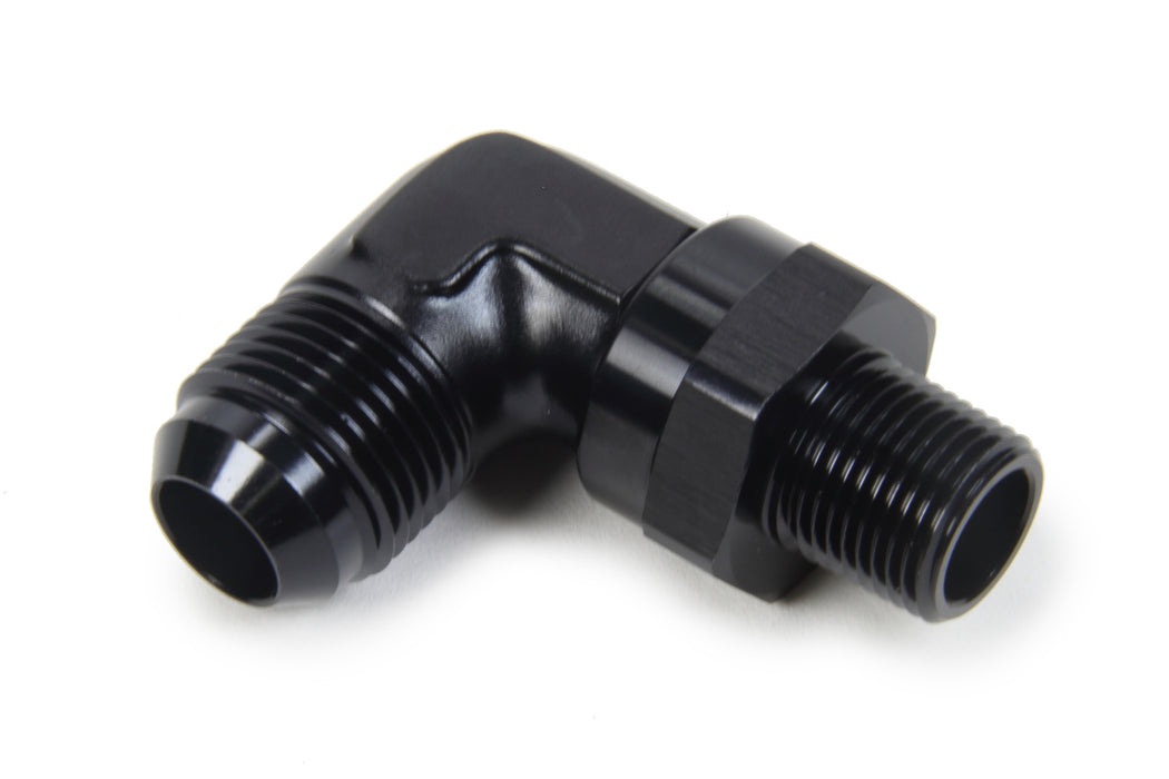 TRIPLE X RACE COMPONENTS HF-93103-BLK AN to NPT Swivel 90 Deg #10 x 3/8