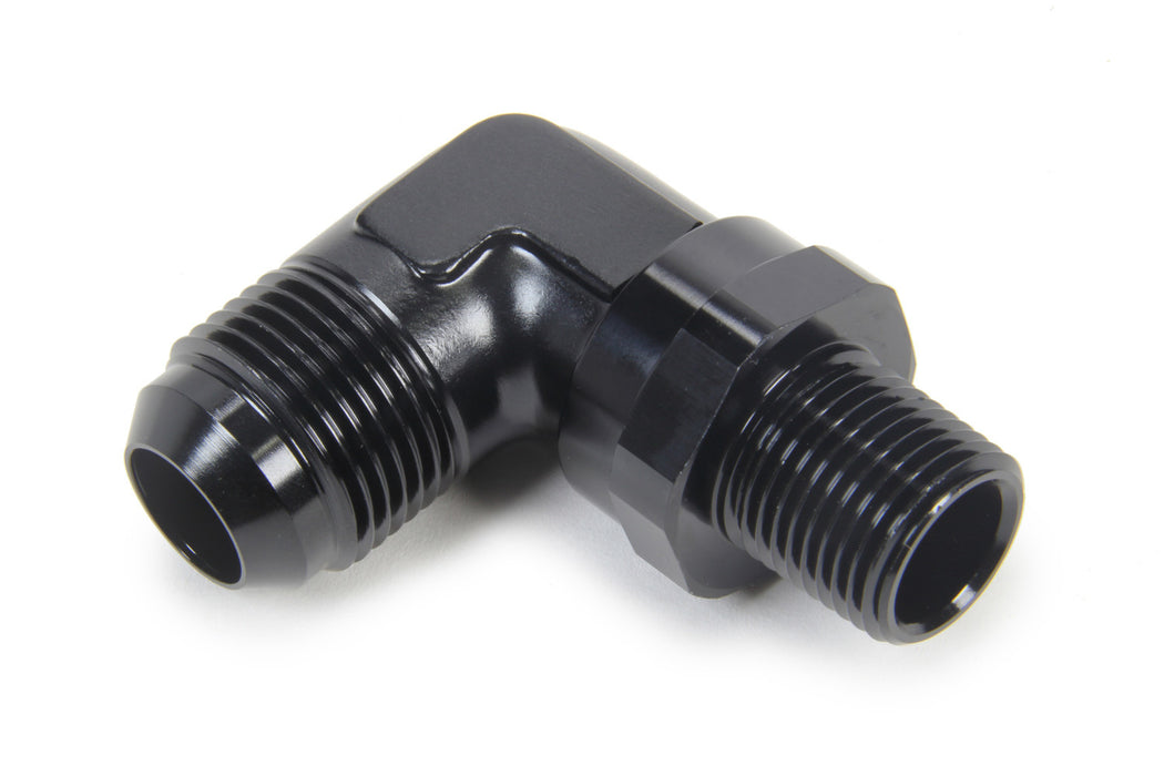 TRIPLE X RACE COMPONENTS HF-93124-BLK AN to NPT Swivel 90 Deg #12 x 1/2