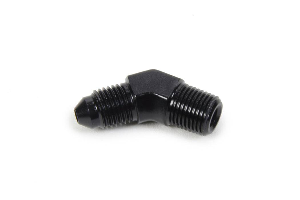 TRIPLE X RACE COMPONENTS HF-94031-BLK AN to NPT 45 Degree #3 x 1/8