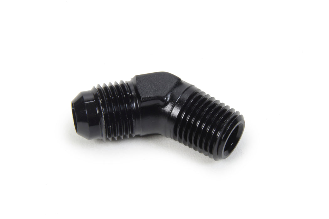 TRIPLE X RACE COMPONENTS HF-94062-BLK AN to NPT 45 Degree #6 x 1/4