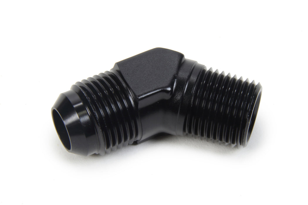 TRIPLE X RACE COMPONENTS HF-94104-BLK AN to NPT 45 Degree #10 x 1/2