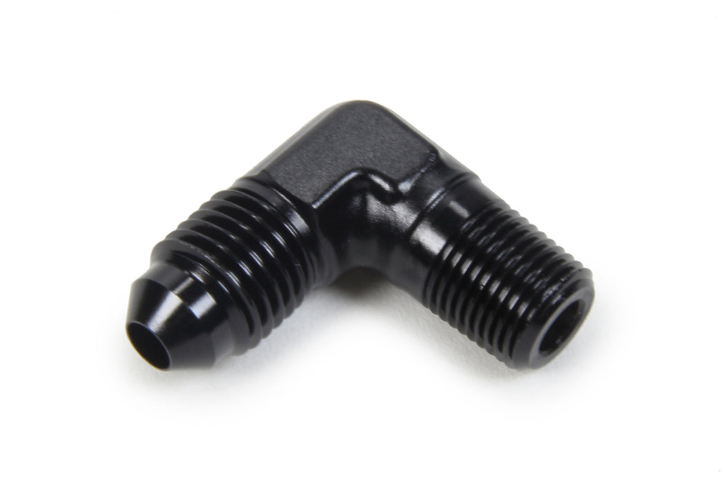 TRIPLE X RACE COMPONENTS HF-99041-BLK AN to NPT 90 Degree #4 x 1/8