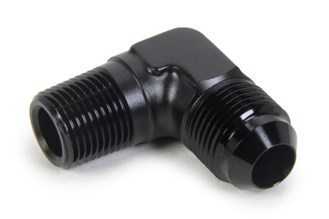 TRIPLE X RACE COMPONENTS HF-99082-BLK AN to NPT 90 Degree #8 x 1/4