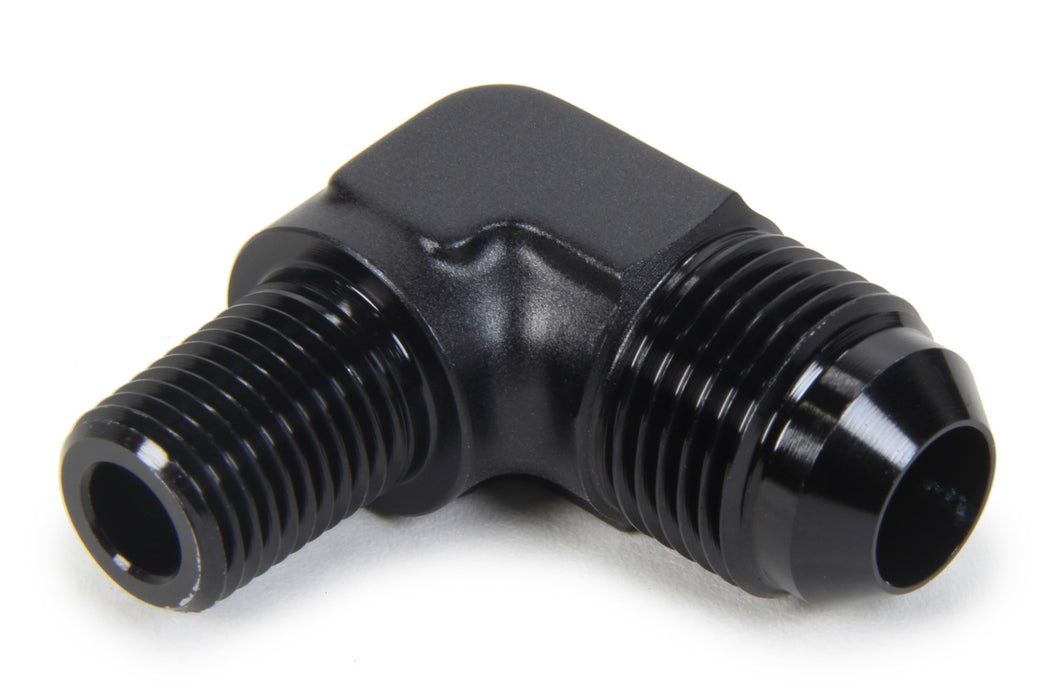 TRIPLE X RACE COMPONENTS HF-99083-BLK AN to NPT 90 Degree #8 x 3/8