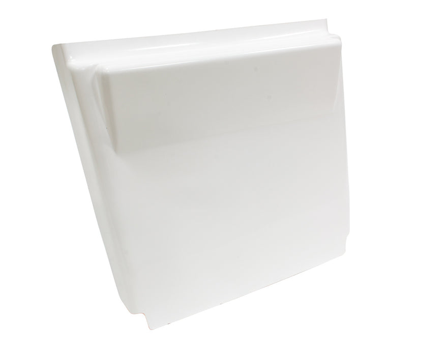 TRIPLE X RACE COMPONENTS MID-BW-5448 Midget Dash Inside The Rail White