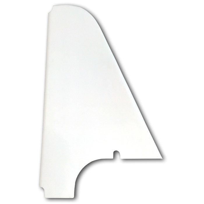 TRIPLE X RACE COMPONENTS SC-BW-1905 LH Arm Guard Sprint Car White Non-Safety Cage