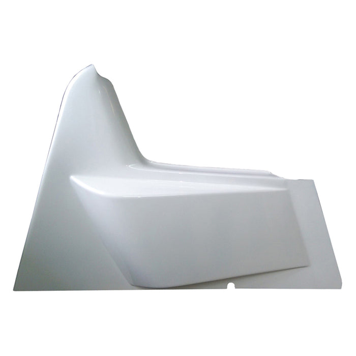 TRIPLE X RACE COMPONENTS SC-BW-1969 Arm Guard Large Kickout White Wedge