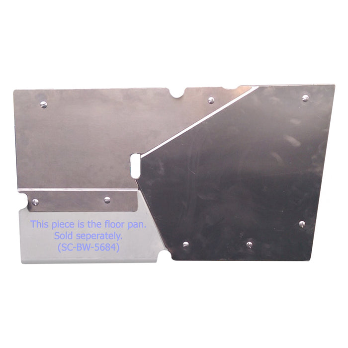 TRIPLE X RACE COMPONENTS SC-BW-5685 Sprint Car Kick Panel LH Quick Access Alum