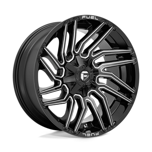 Fuel 1PC D77322001847 D773 22X10 8X180 G-BLK-MILL -18MM - Truck Part Superstore
