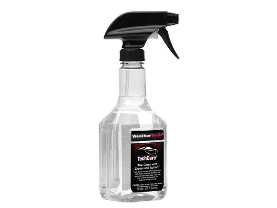 Weathertech 8LTC56K TechCare® Tire Gloss w/Cross-Link Action, One 18 oz. Bottle - Truck Part Superstore