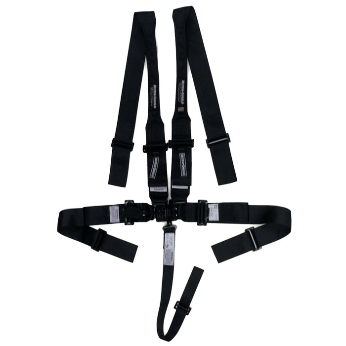 ULTRA SHIELD HB22031H Harness 5pt Black HANS Shoulder Pull-Down