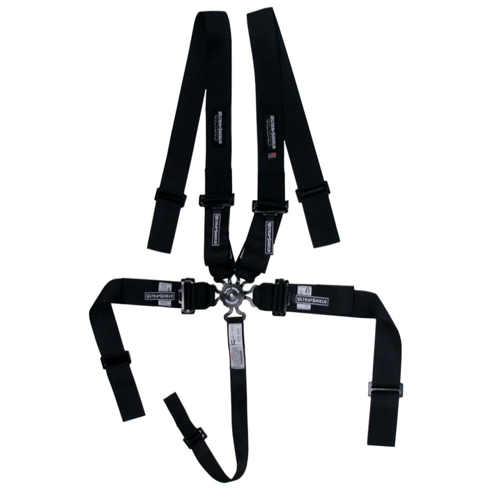 ULTRA SHIELD HB22411 Harness Camlock 5pt Blk Indiv Shoulder 3in P/D