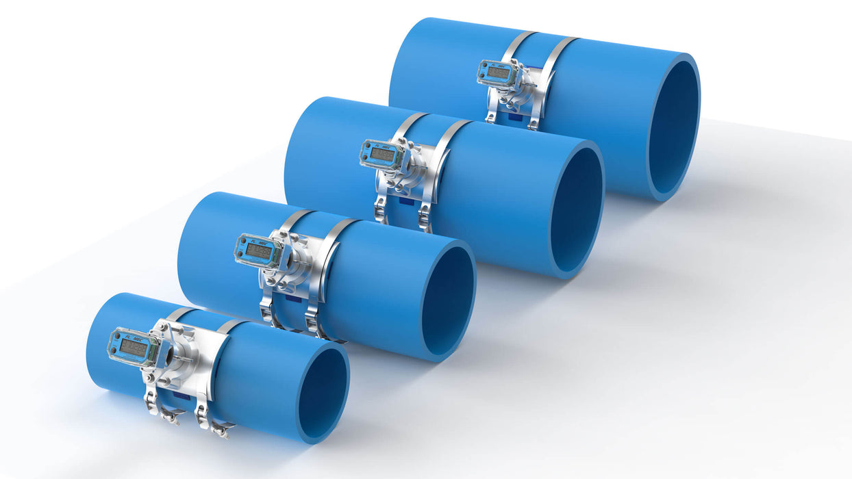Ultrasonic Flow Meter, Battery Powered Display, PIP Pipe for Water - Truck Part Superstore