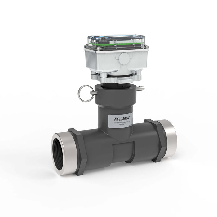 Ultrasonic Flow Meter, Battery Powered Display, Schedule 80 PVC Tee for Water - Truck Part Superstore