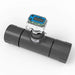 Ultrasonic Flow Meter, Battery Powered Display, Schedule 80 PVC Tee for Water - Truck Part Superstore