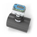 Ultrasonic Flow Meter, Battery Powered Display, Schedule 80 PVC Tee for Water - Truck Part Superstore