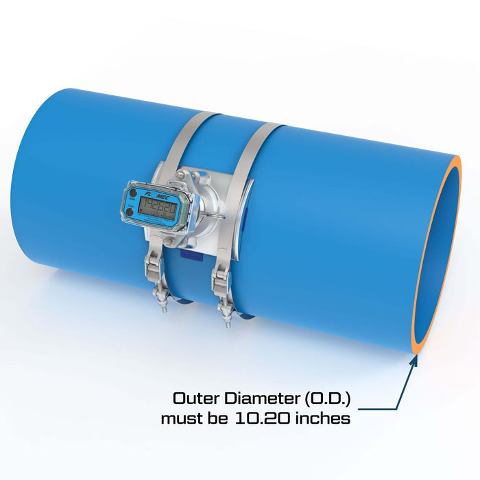 Ultrasonic Flow Meter, Battery Powered Display, PIP Pipe for Water - Truck Part Superstore