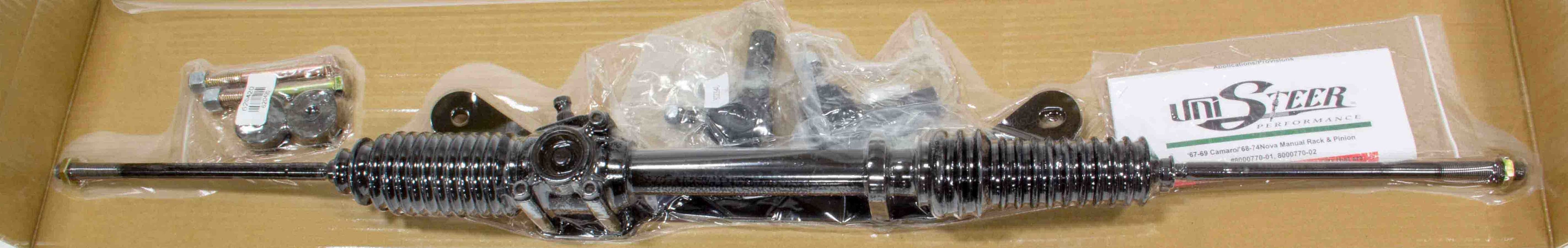 UNISTEER PERF PRODUCTS 8000770-01 Manual Rack & Pinion - 67-69 Camaro