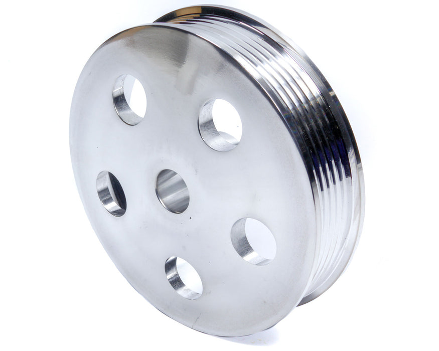 UNISTEER PERF PRODUCTS 8020710 Serpentine Pulley - Polished Aluminum
