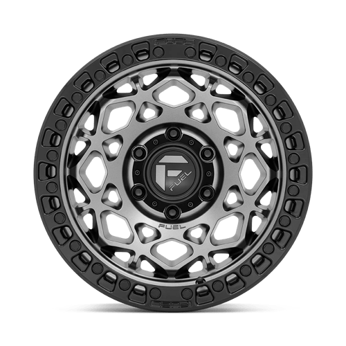 Fuel 1PC D78417908450 D784 17X9 6X5.5 GMTL M-BLK-RING 01MM - Truck Part Superstore