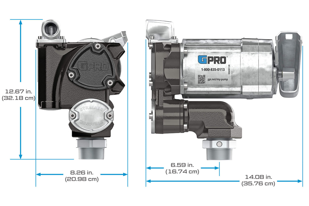 GPRO 20 GPM 115V FUEL TRANSFER PUMP - 3/4-INCH OUTLET - Truck Part Superstore