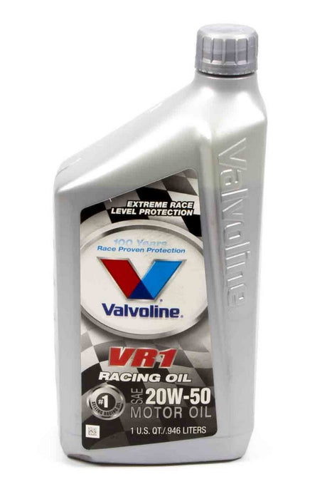 VALVOLINE 822347-C HP 20w50 Racing Oil VR1 1 QT.