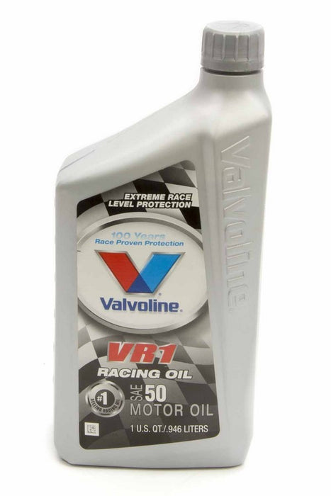 VALVOLINE 822350-C HP 50W Racing Oil VR1 1 QT.