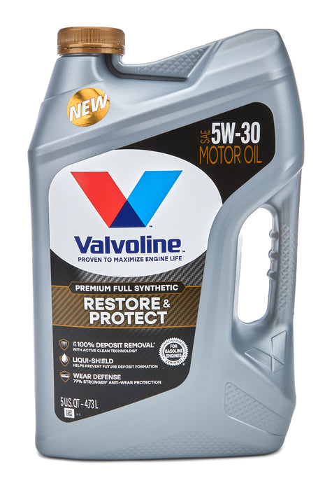 VALVOLINE 904566 5w30 Motor Oil Restore & Protect 5 Quart Bottle