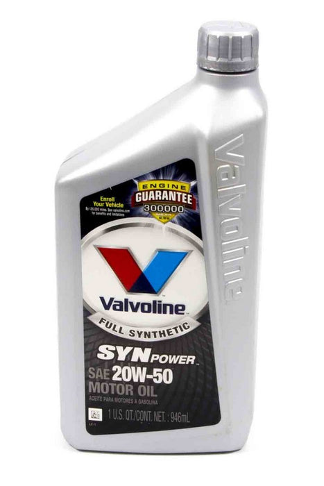VALVOLINE 945 20w50 Synthetic Oil Qt. Valvoline