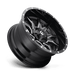 Fuel 1PC D62720902650US D627 20X9 5X4.5/5.0 GL-BLK-MIL 01MM - Truck Part Superstore