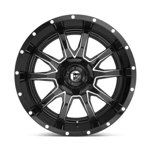 Fuel 1PC D62720902650US D627 20X9 5X4.5/5.0 GL-BLK-MIL 01MM - Truck Part Superstore