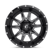 Fuel 1PC D62720902650US D627 20X9 5X4.5/5.0 GL-BLK-MIL 01MM - Truck Part Superstore
