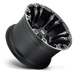 Fuel 1PC D85117902650A D851 17X9 5X4.5/5.0 M-BLK GRY 1MM - Truck Part Superstore