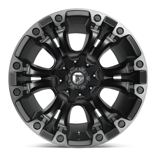 Fuel 1PC D85120902650A D851 20X9 5X4.5/5.0 M-BLK GRY 1MM - Truck Part Superstore